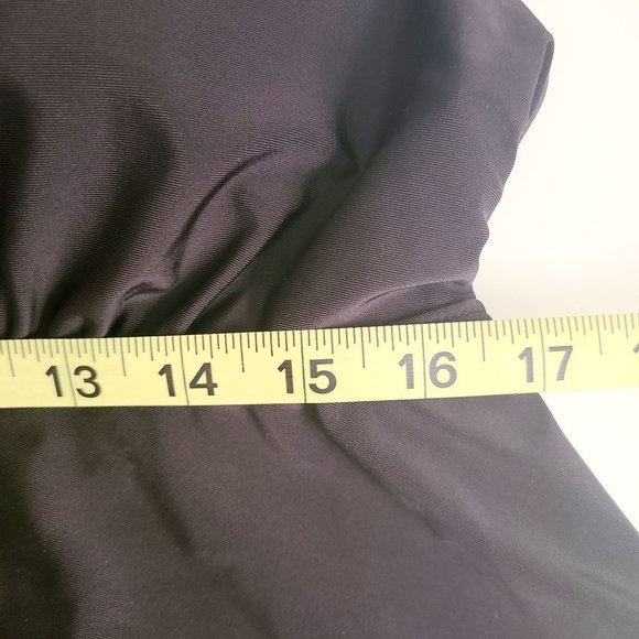 Bathing Suit Shein Womens Black Halter Swim Top With Shorts Set Size 3XL - Picture 9 of 12